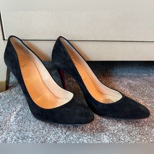 Christian Louboutin Heels - Black, size 37-1/2